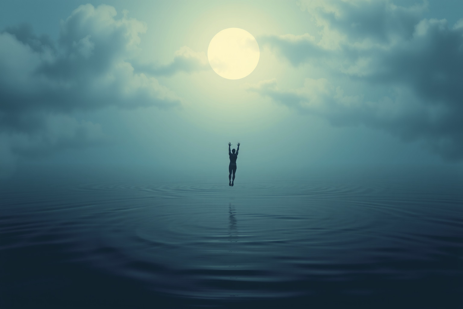 Sognare un tuffatore in lago oscuro simboleggia emozioni nascoste profonde.