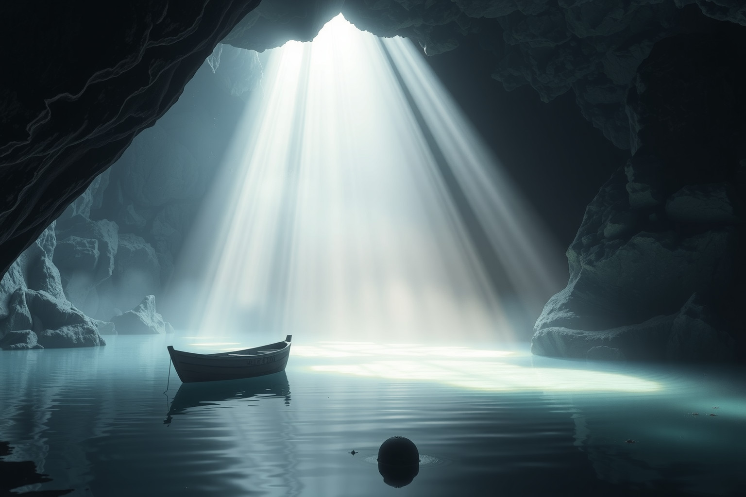 Sognare una barchetta in grotta simboleggia esplorazione interiore nascosta.
