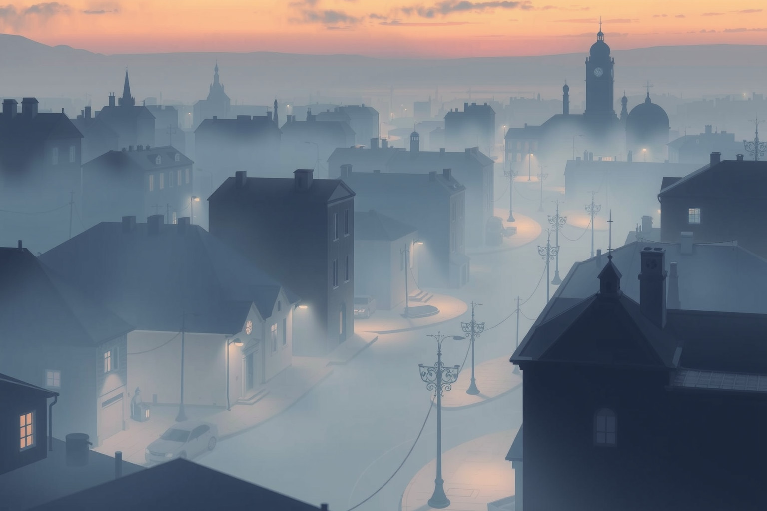 Sognare una città silenziosa riflette introspezione e mistero nascosto.