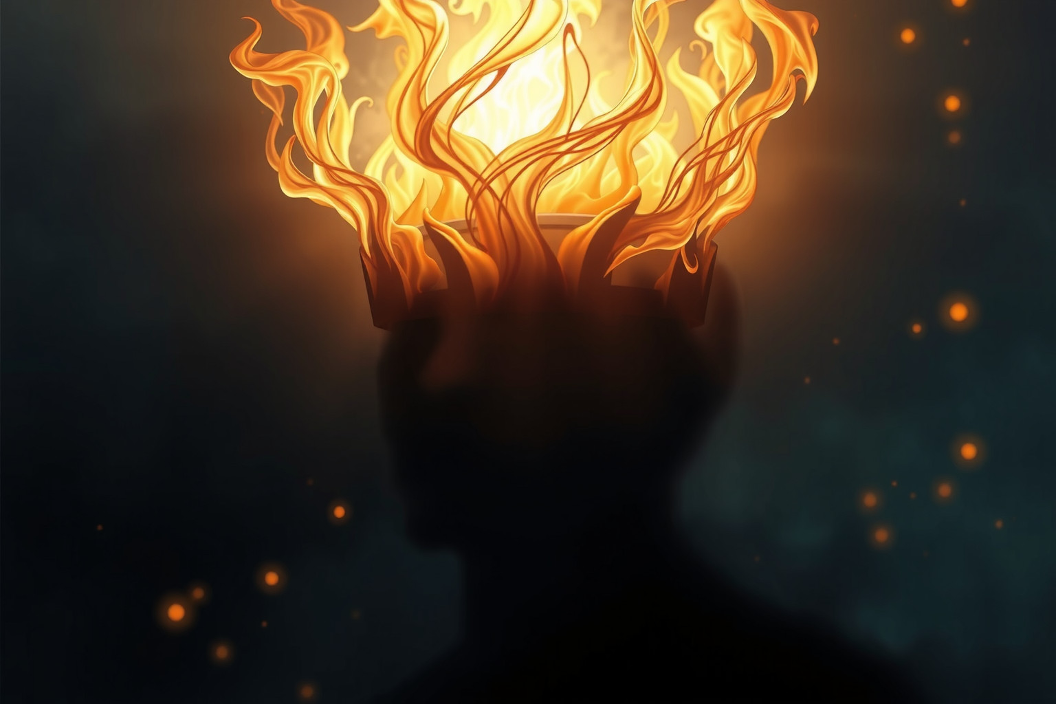 Sognare corona di fuoco simboleggia desiderio ardente e sfide imminenti.