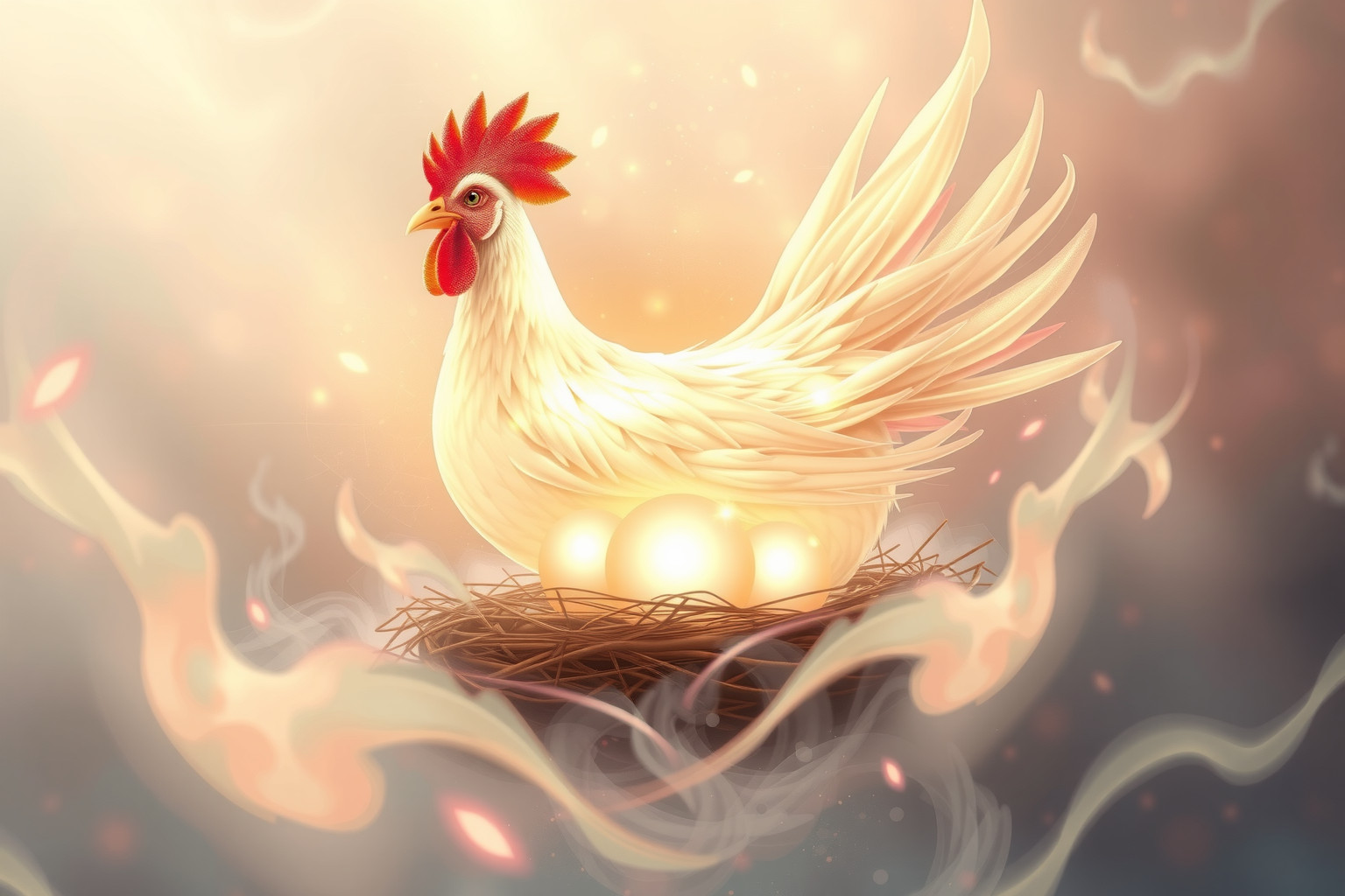 Sognare una gallina simboleggia fertilità, protezione e prosperità domestica.