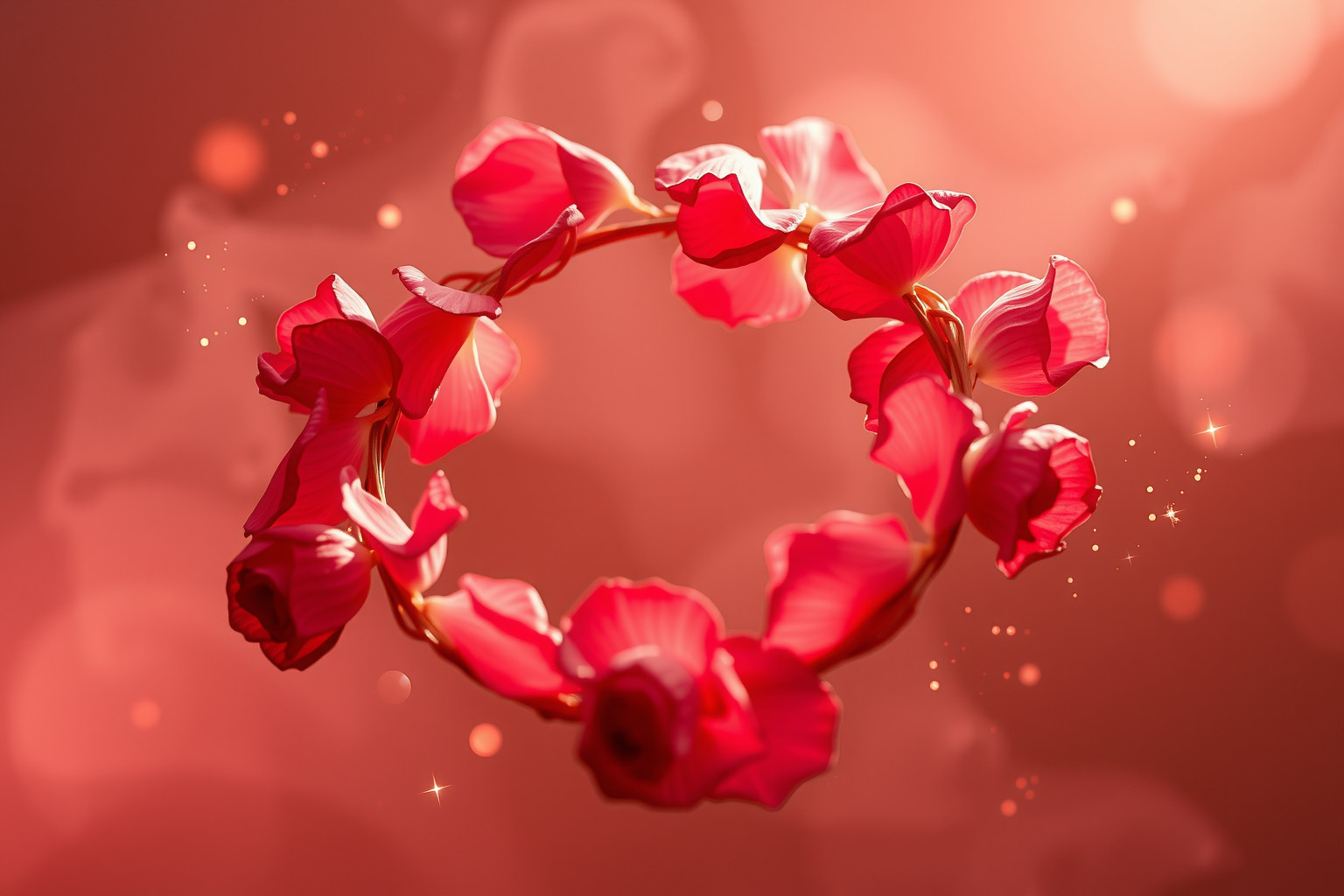 Sognare una ghirlanda di rose simboleggia amore e desiderio ardente.