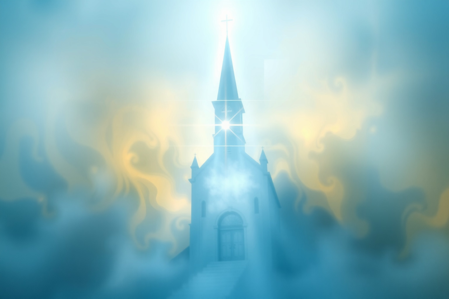 Sognare luce intensa in chiesa simboleggia guida spirituale e rivelazione.
