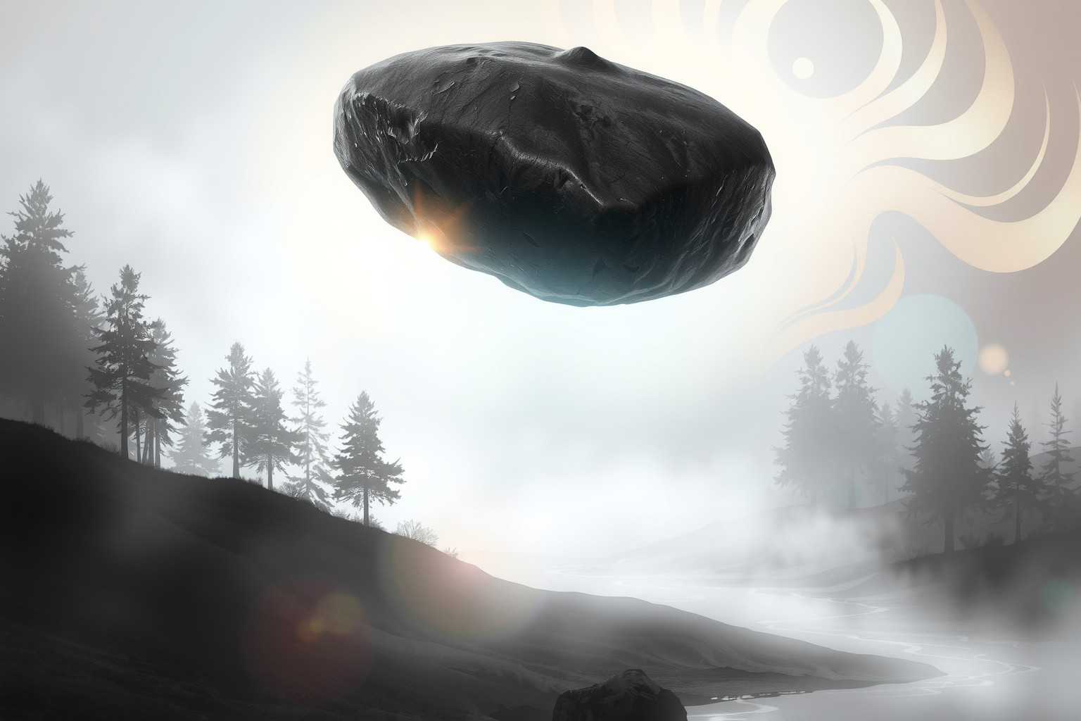 Sognare magnetite in natura simboleggia forza e connessione spirituale.