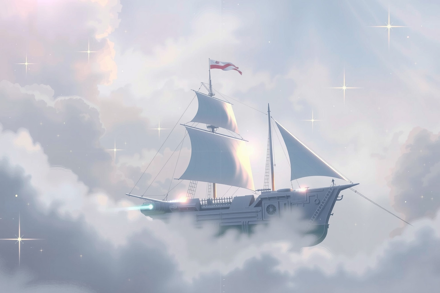 Sognare una nave corazzata volante simboleggia ambizioni impossibili.