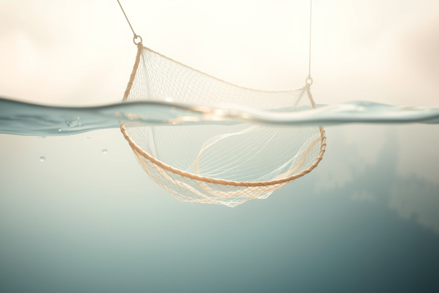 Sognare una rete da pesca nuova simboleggia nuove opportunità e speranze.