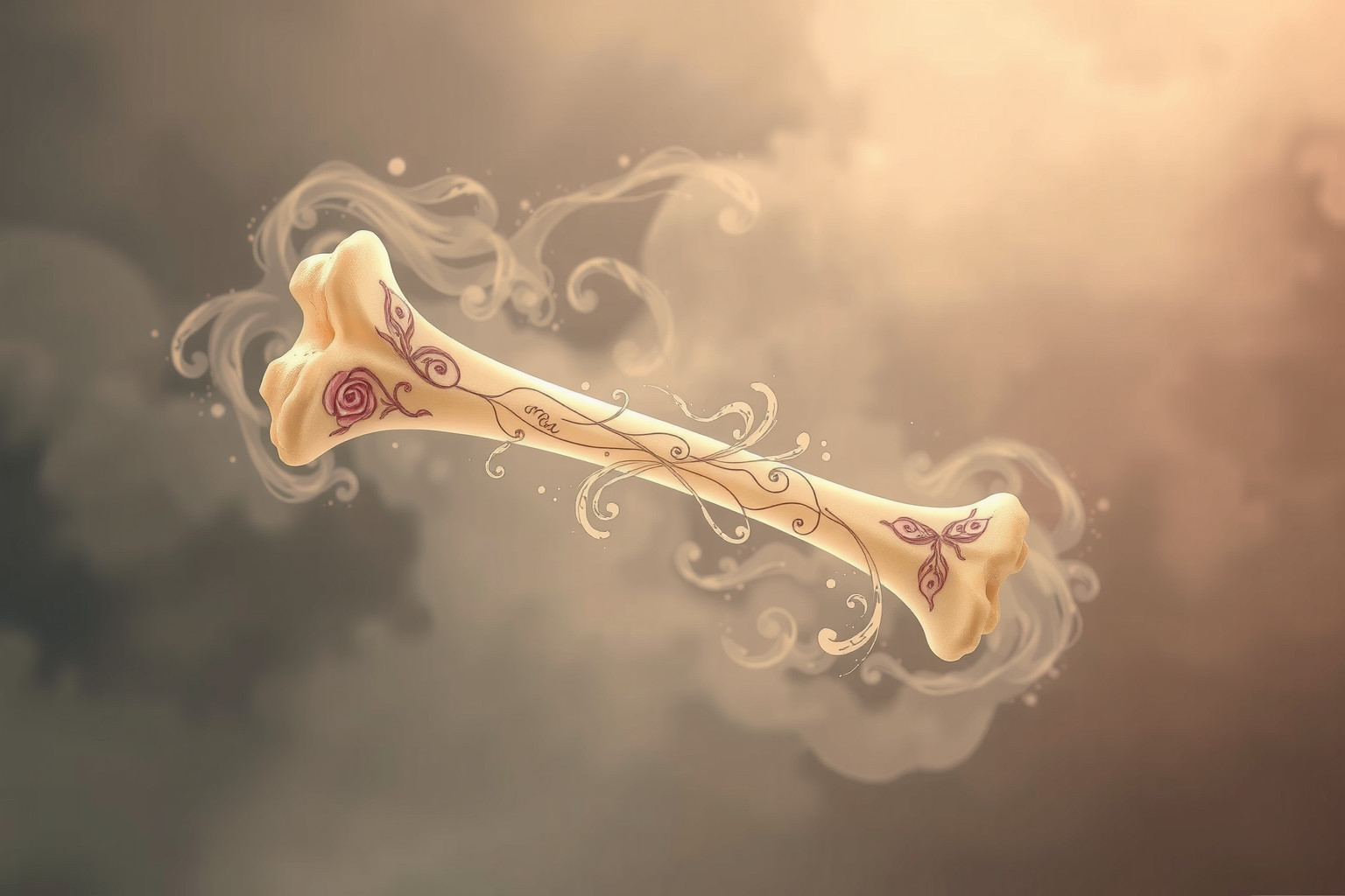 Sognare una tibia tatuata simboleggia forza e identità personale.