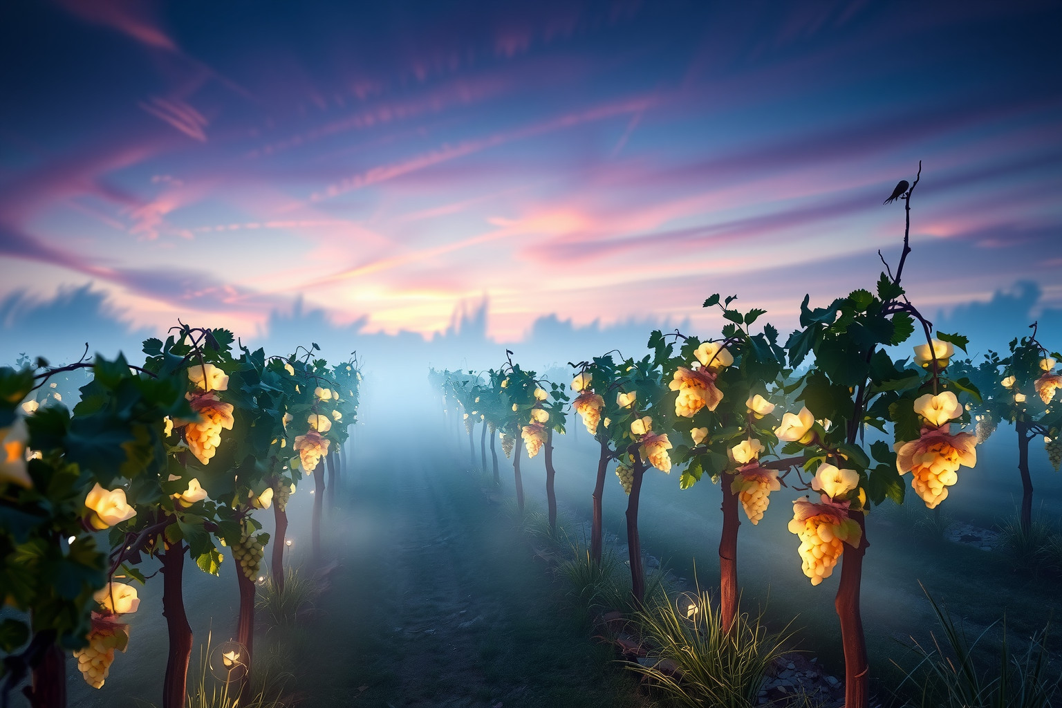 Sognare una vigna in fiore simboleggia prosperità e nuovi inizi.