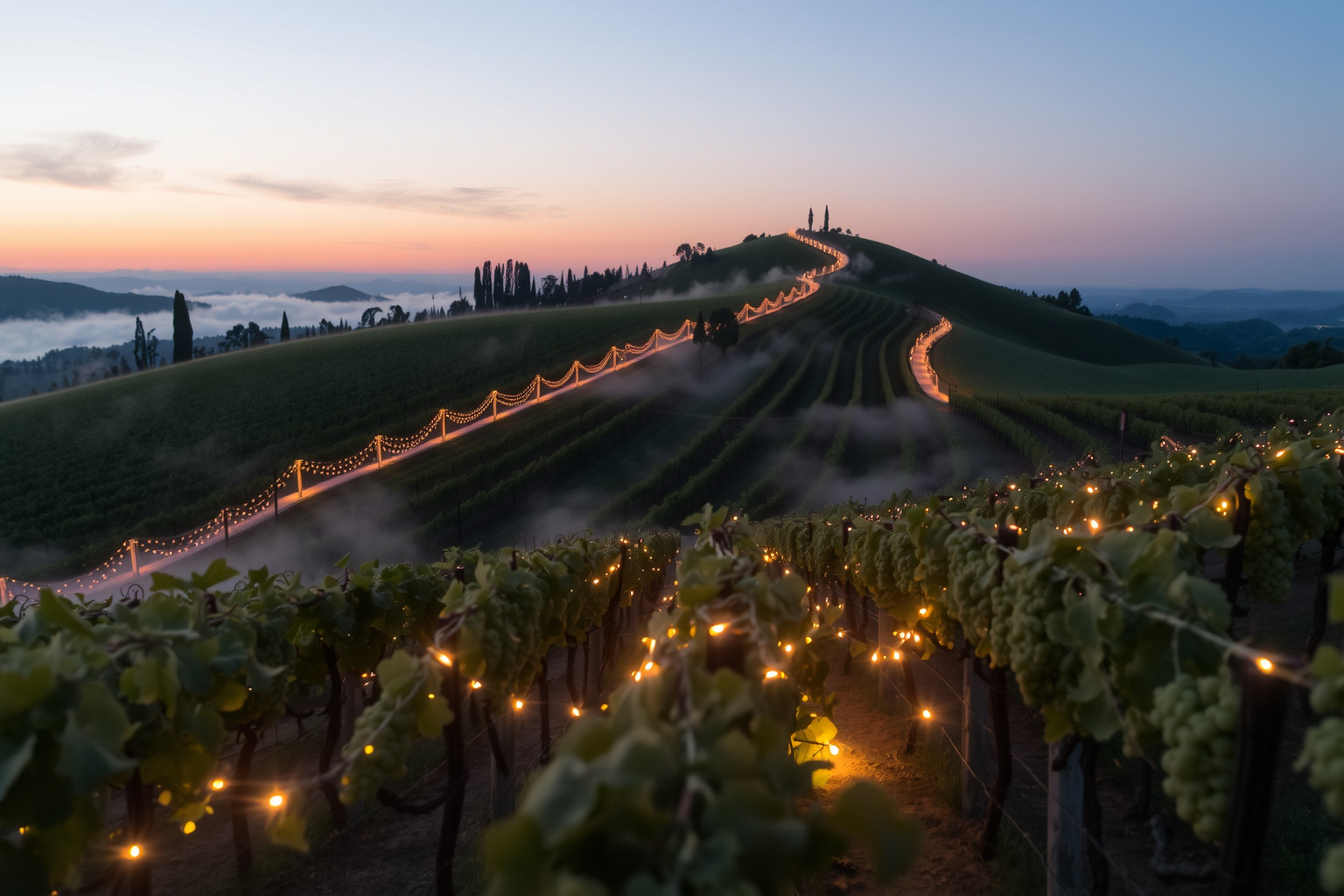Sognare vigne in collina simboleggia sfide e crescita personale.