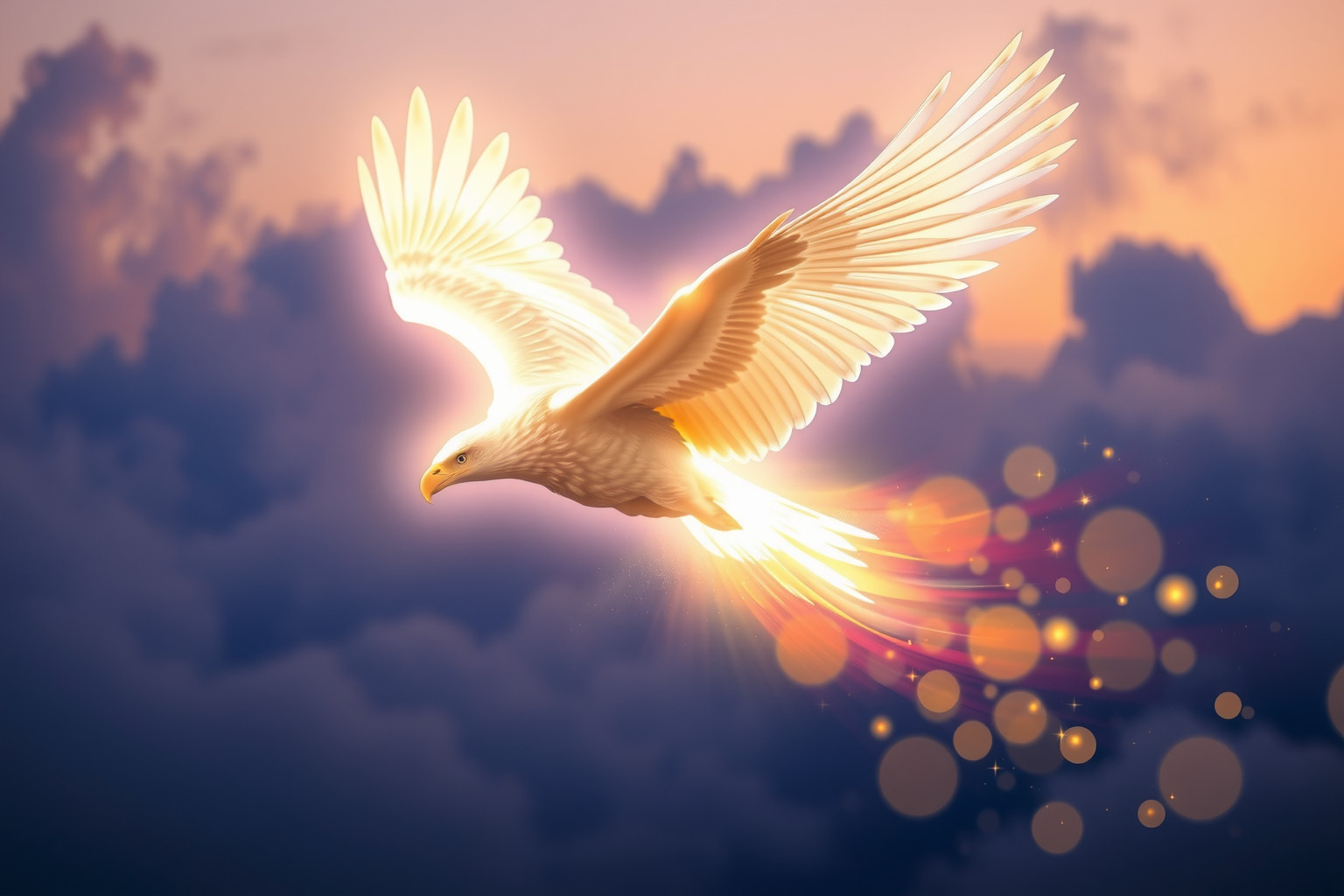 Sognare un'aquila che grida simboleggia forza e libertà interiore.