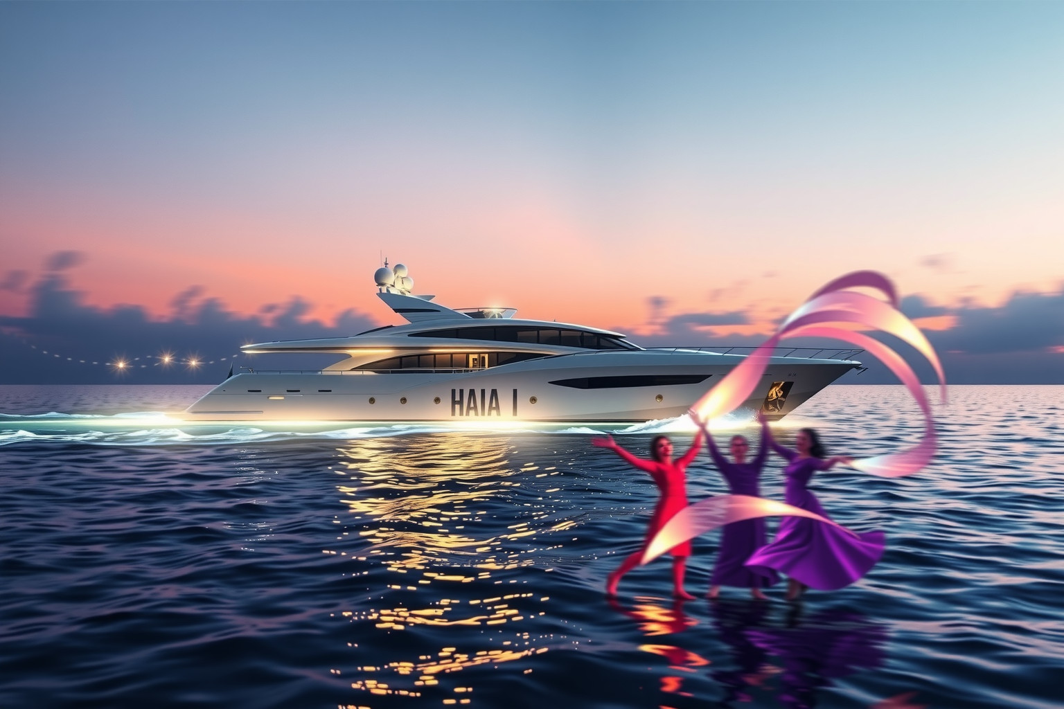 Sognare yacht in festa simboleggia successo e momenti di felicità.