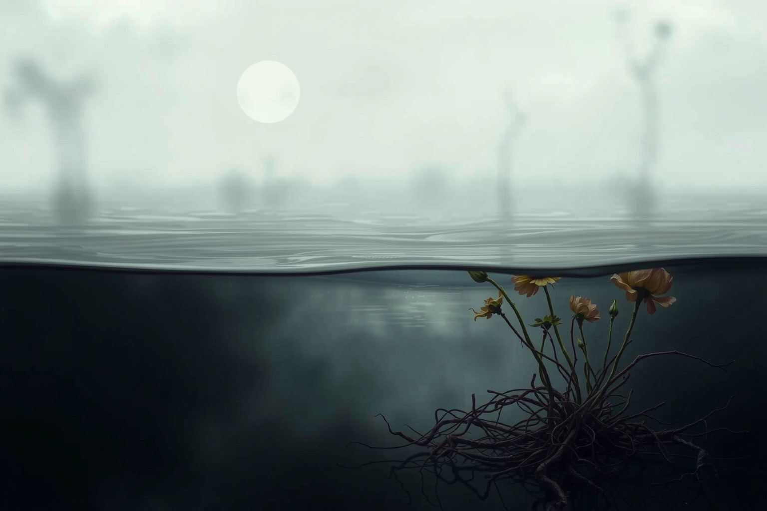 Sognare acqua stagnante riflette emozioni represse e insoddisfazioni interiori.