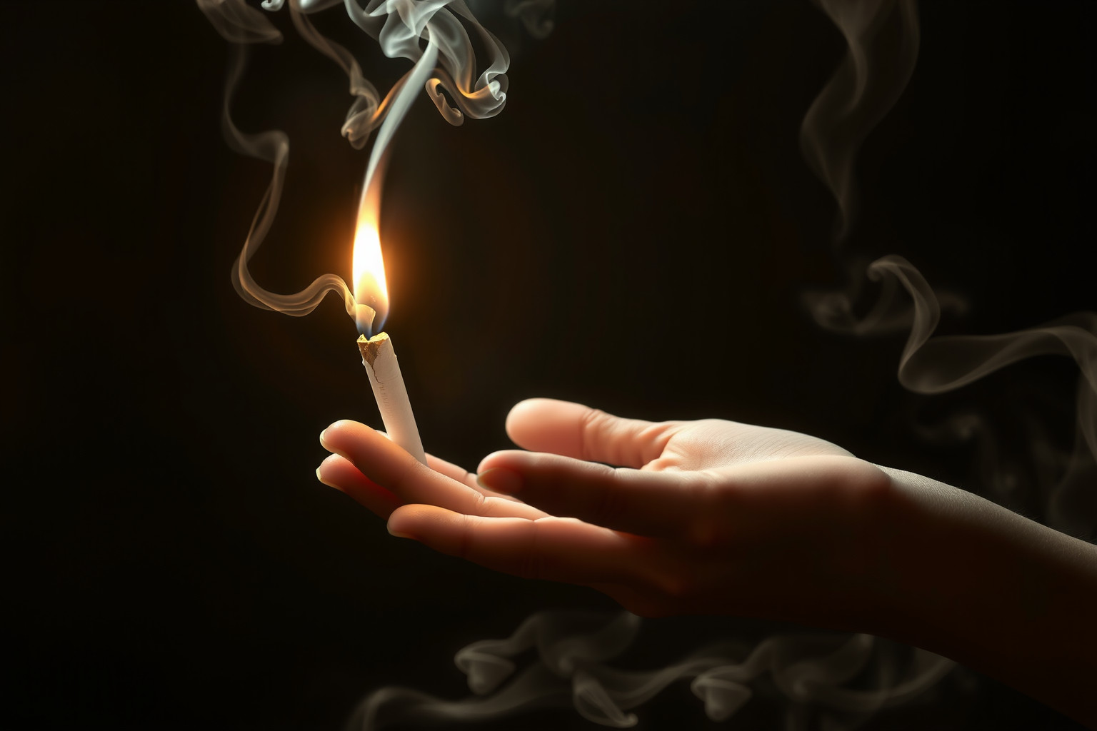 Sognare di accendere una sigaretta indica nuovi inizi simbolici personali.