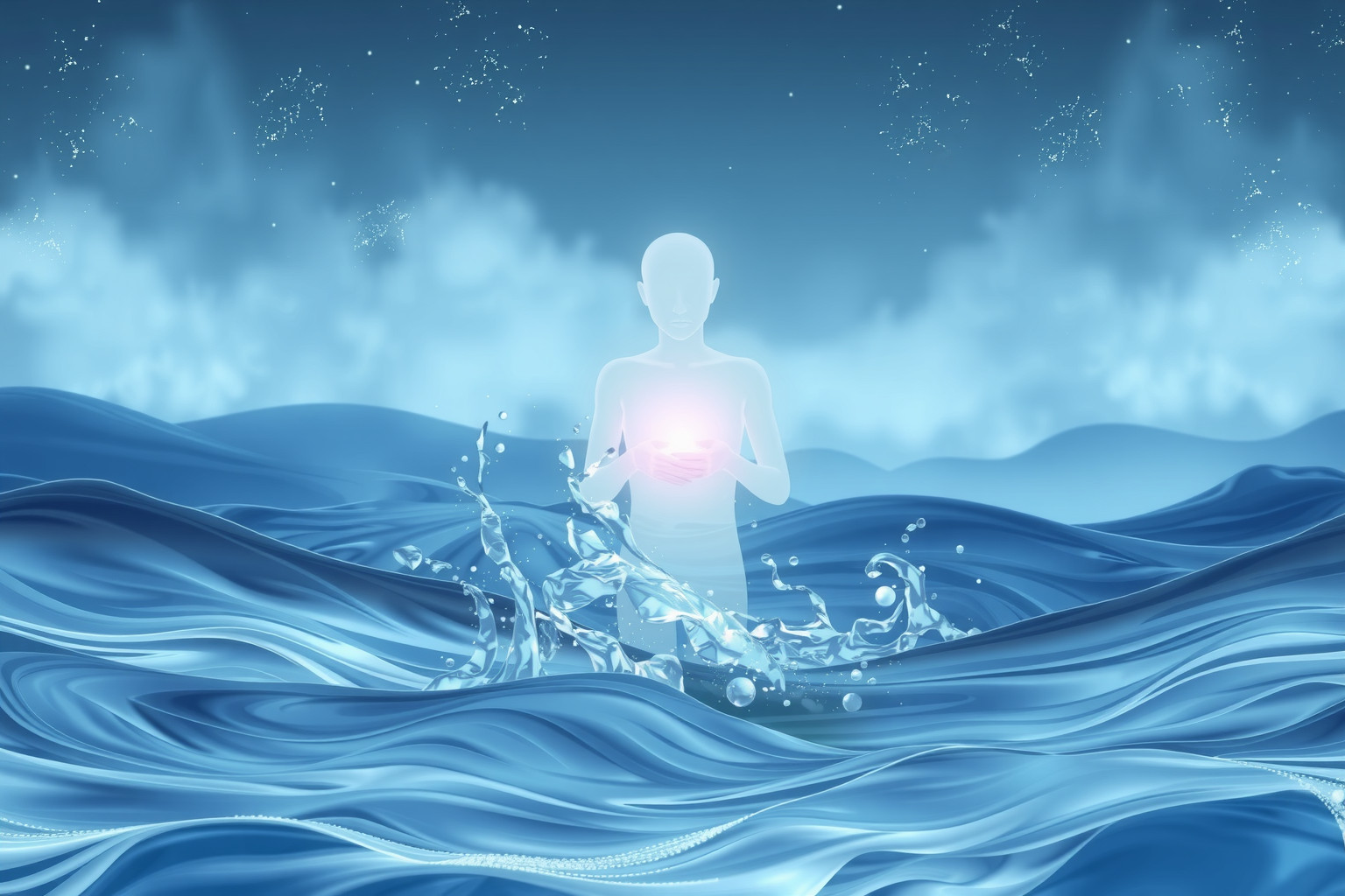 Sognare di bere acqua di mare riflette emozioni amare e purificazione interiore.