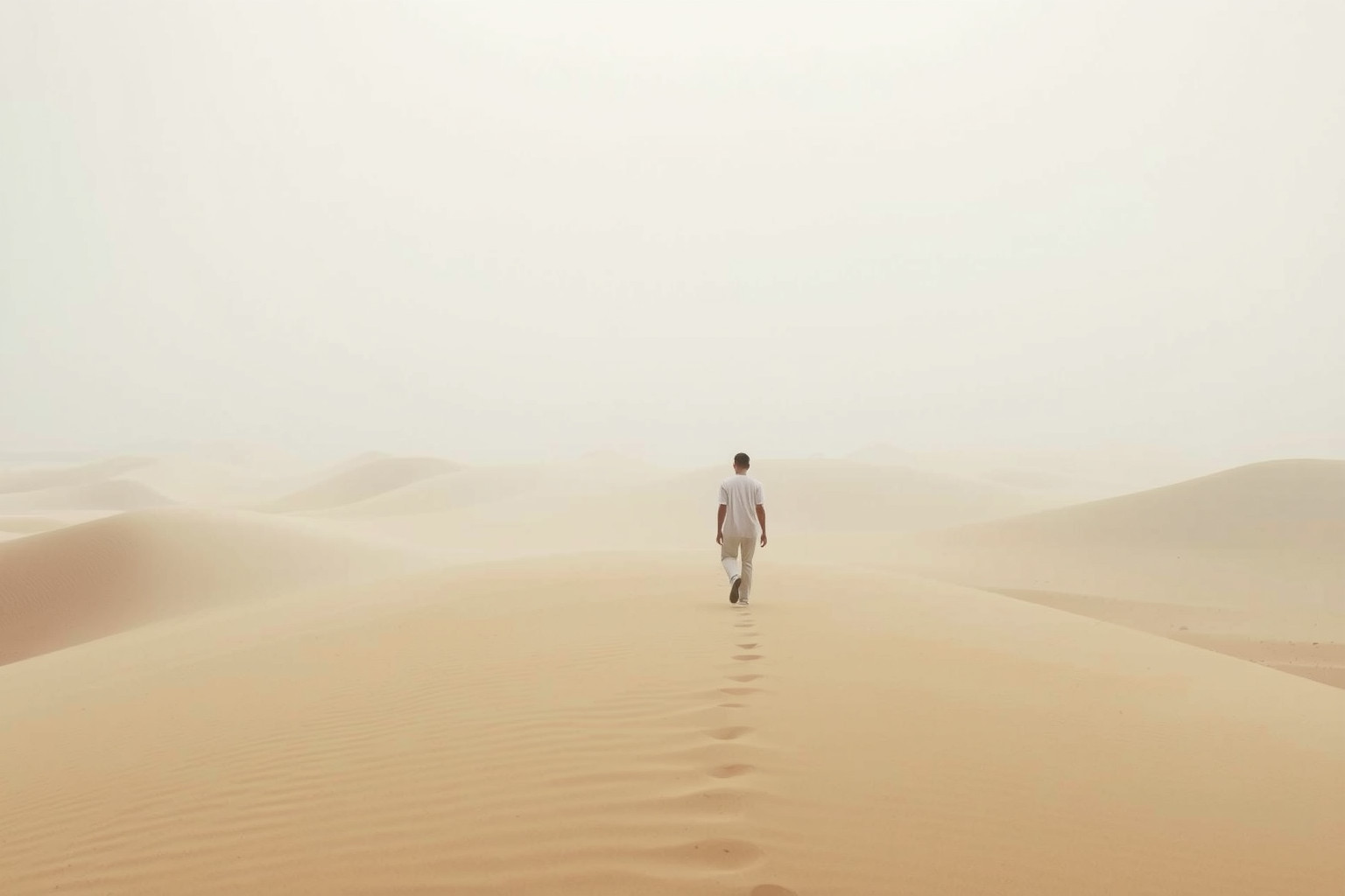 Sognare un deserto infinito simboleggia isolamento emotivo e fatica interiore.