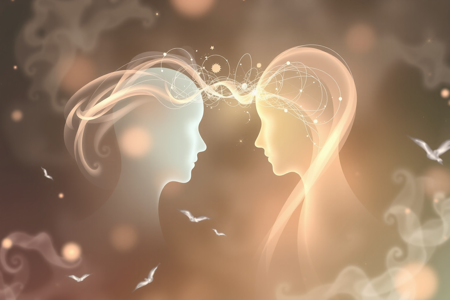 Sognare comunicazione telepatica simboleggia intuizione e connessione profonda.