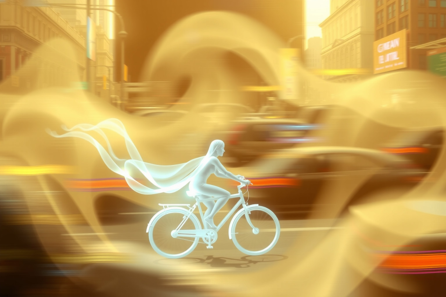 Sognare di pedalare in città riflette adattabilità e sfide quotidiane.
