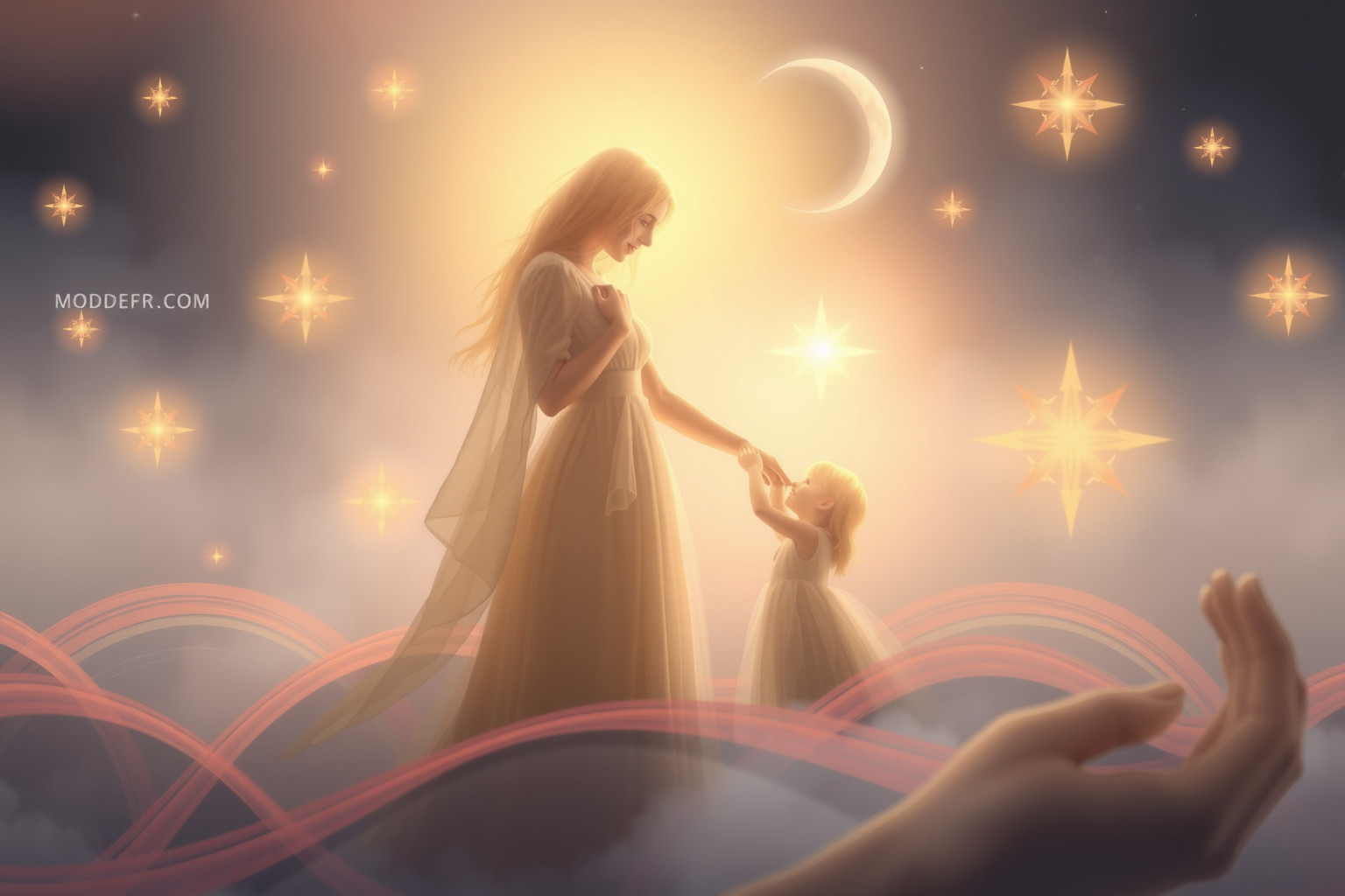 Sognare di insegnare alla figlia simboleggia valori trasmessi con amore.