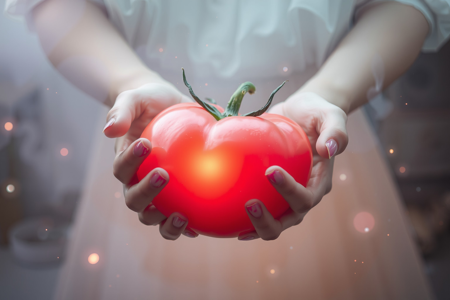 Sognare un pomodoro fresco simboleggia salute e rinascita interiore.