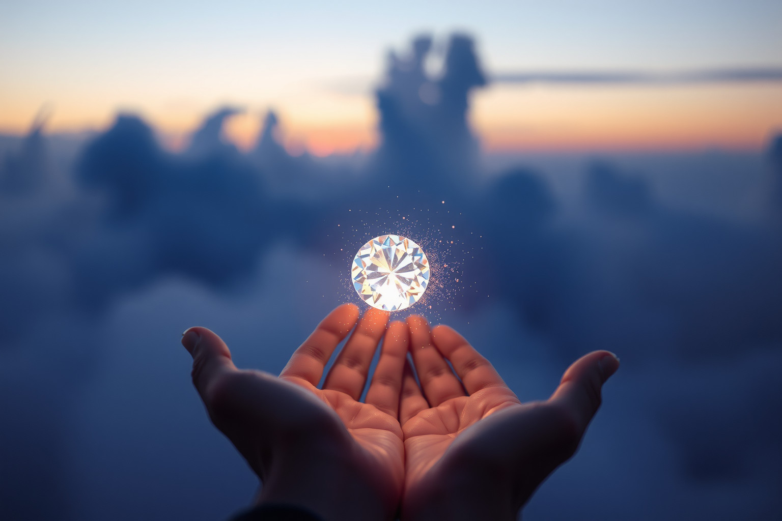 Sognare di perdere un brillante simboleggia paura di perdere valore.
