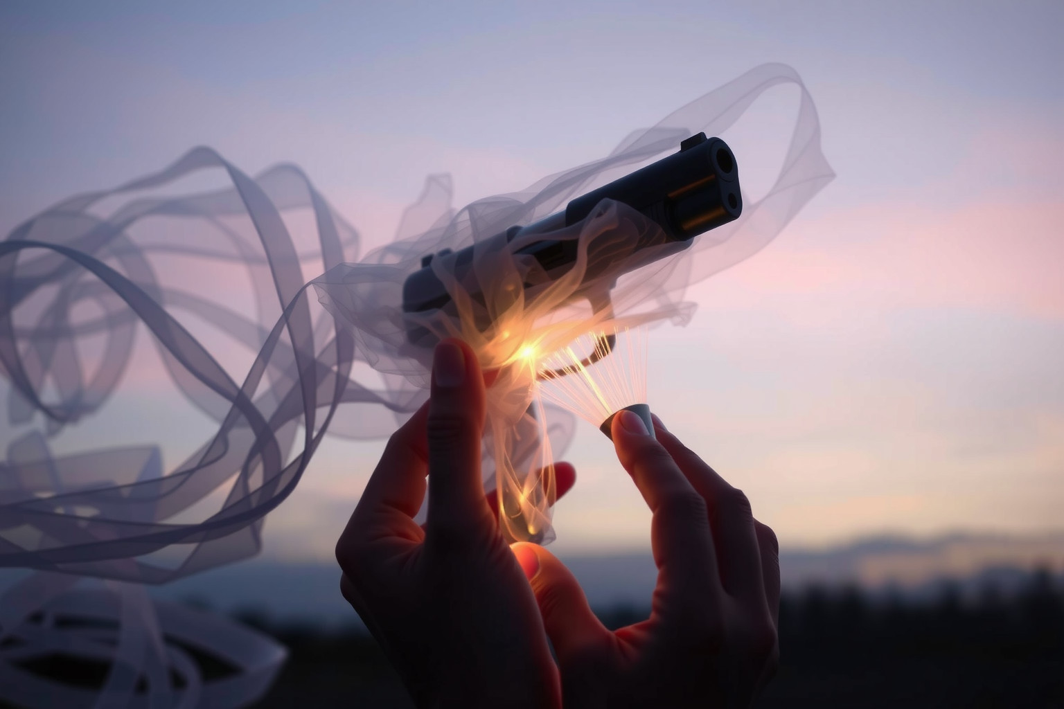 Sognare di pulire una pistola indica preparazione a sfide imminenti.
