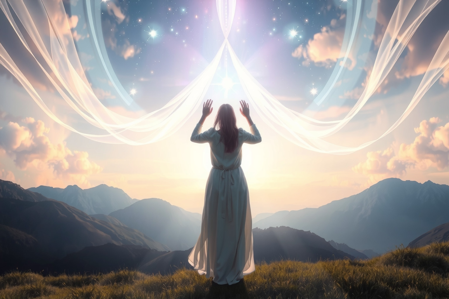 Ricevere un messaggio divino indica guida spirituale e protezione celeste.