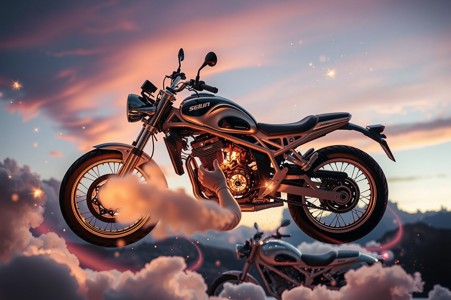 Sognare di riparare una motocicletta simboleggia crescita e superamento ostacoli.