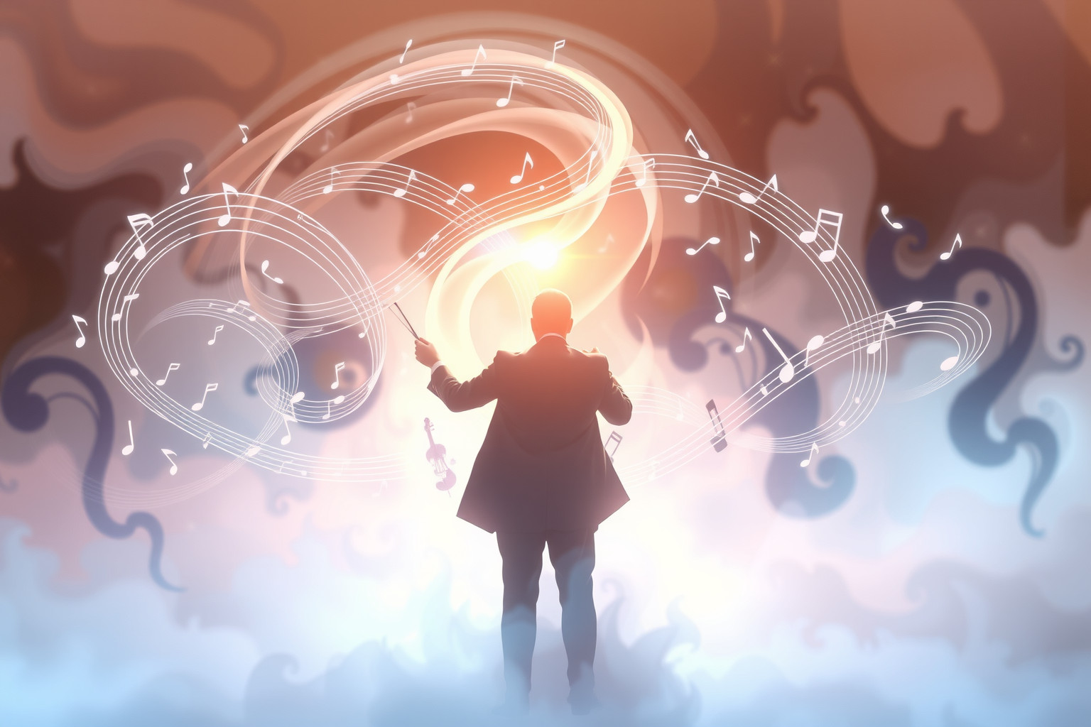 Sognare un'orchestra simboleggia equilibrio e collaborazione nella vita.