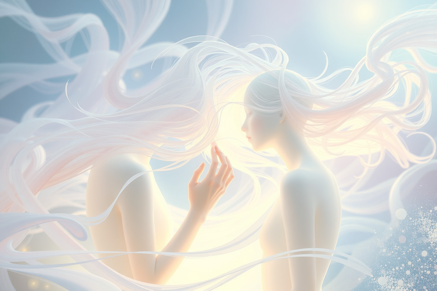 Sognare altri con crema capelli indica desiderio di cambiamento personale.