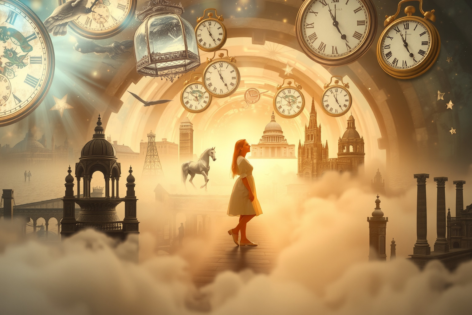 Sognare di viaggiare nel tempo riflette desiderio di cambiare passato.