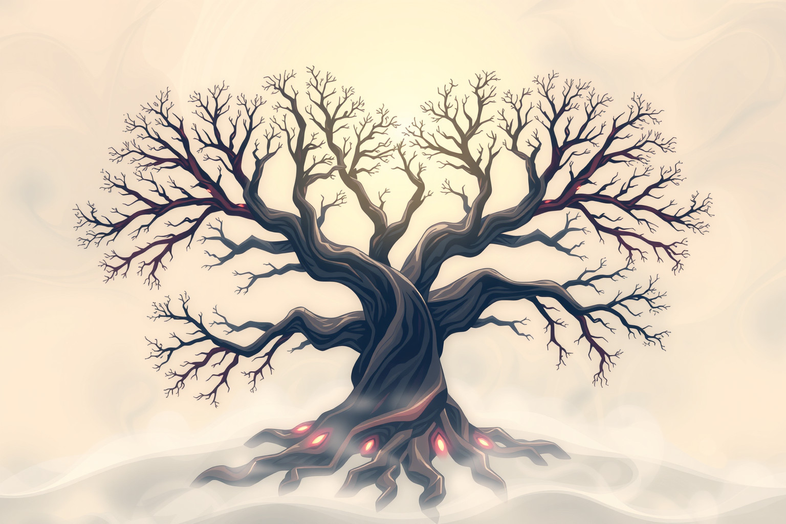 Sognare due alberi simboleggia equilibrio tra crescita e stabilità interiore.