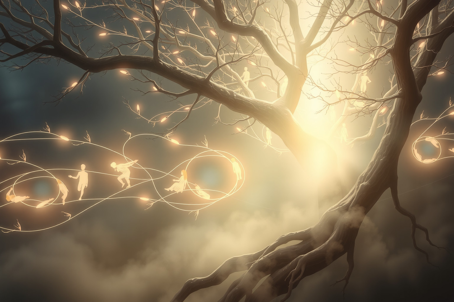 Le fronde nei sogni condivisi simboleggiano legami spirituali profondi.