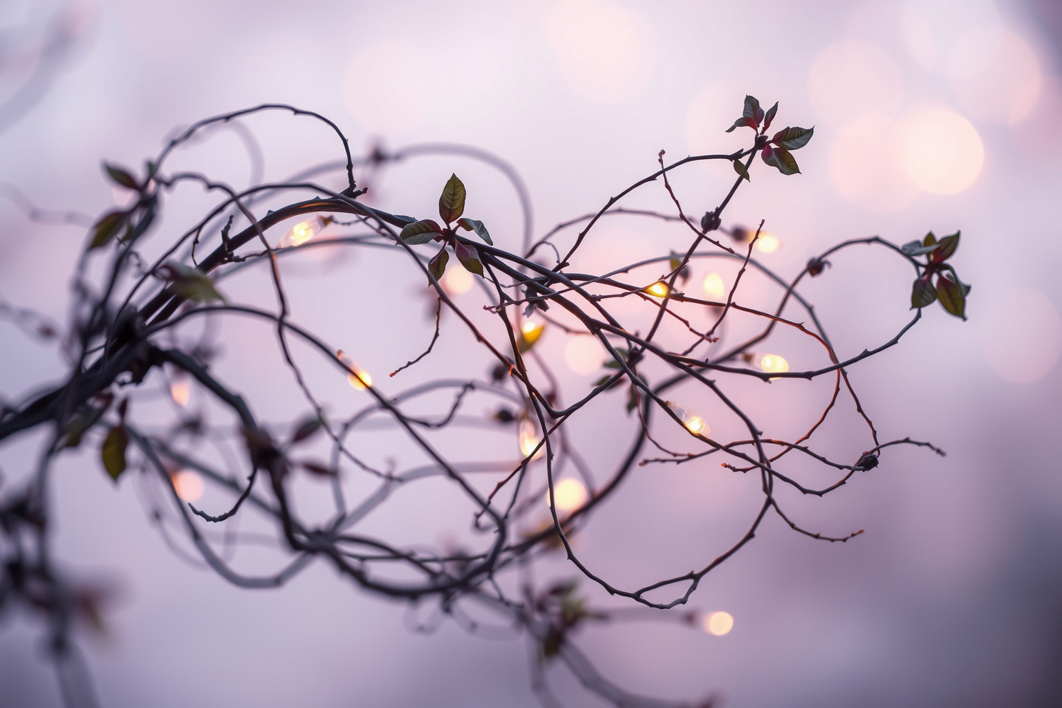 Sognare fronde intrecciate simboleggia legami profondi e connessioni emotive.