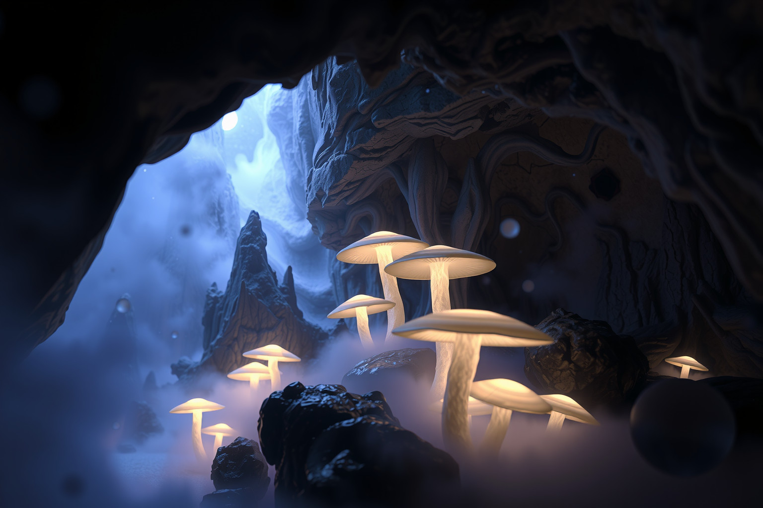 Sognare funghi in grotta simboleggia segreti nascosti e crescita interiore.