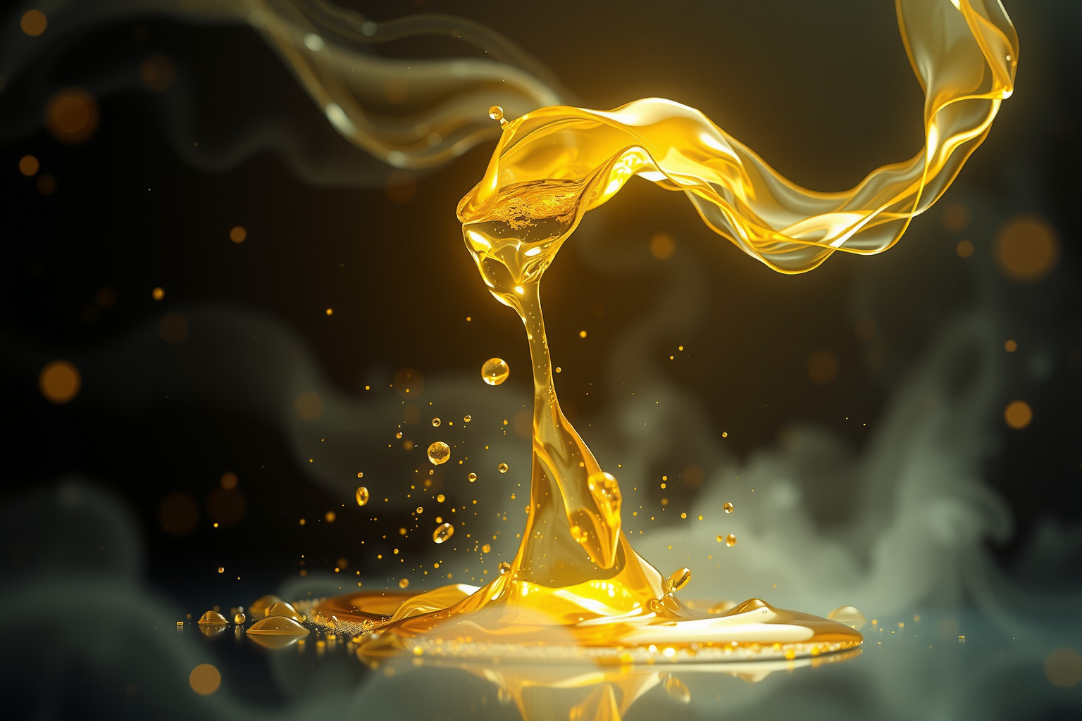 Sognare olio di ricino rovesciato indica perdita energetica e avvertimento.