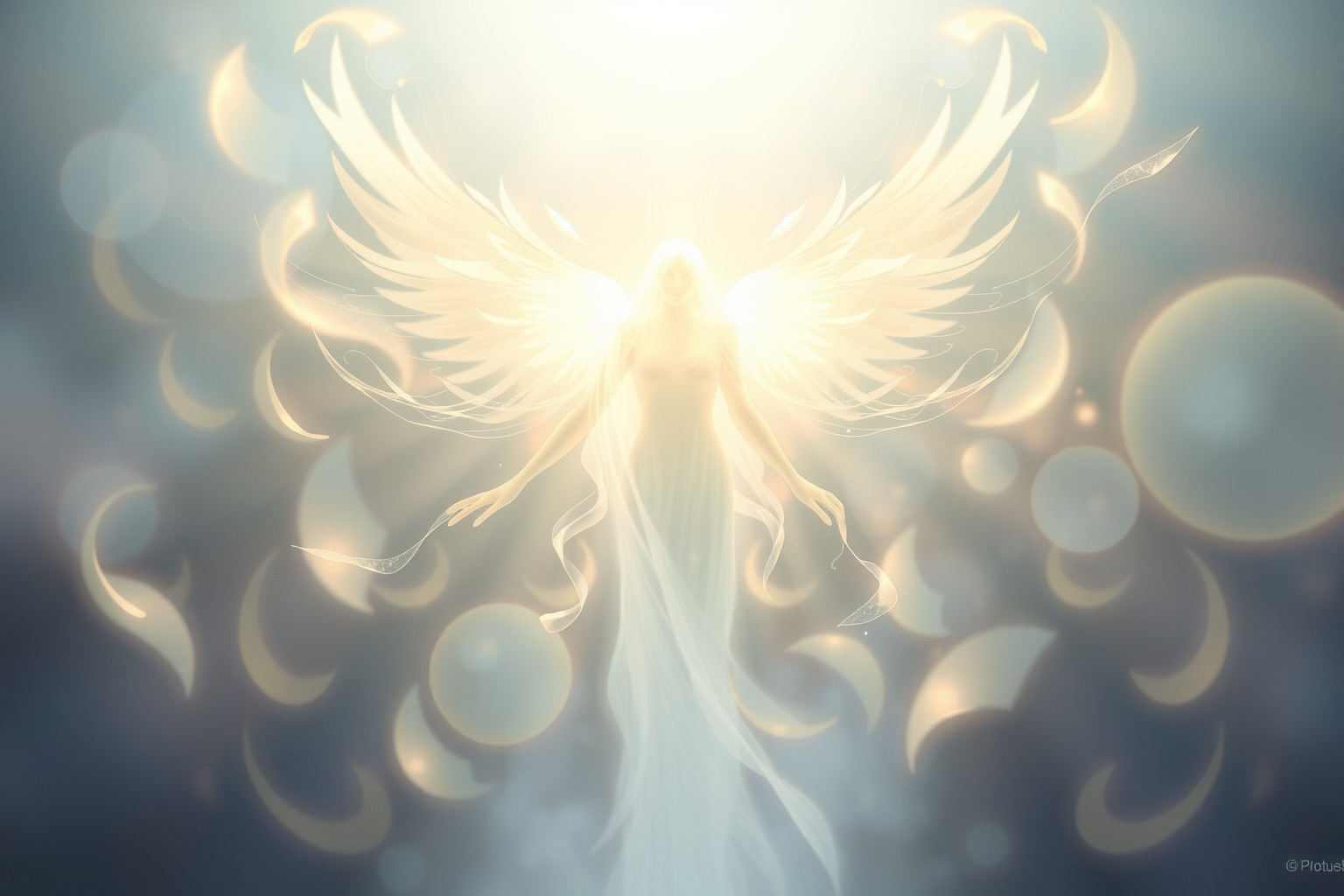 Sognare un angelo custode in luce simboleggia protezione e speranza.