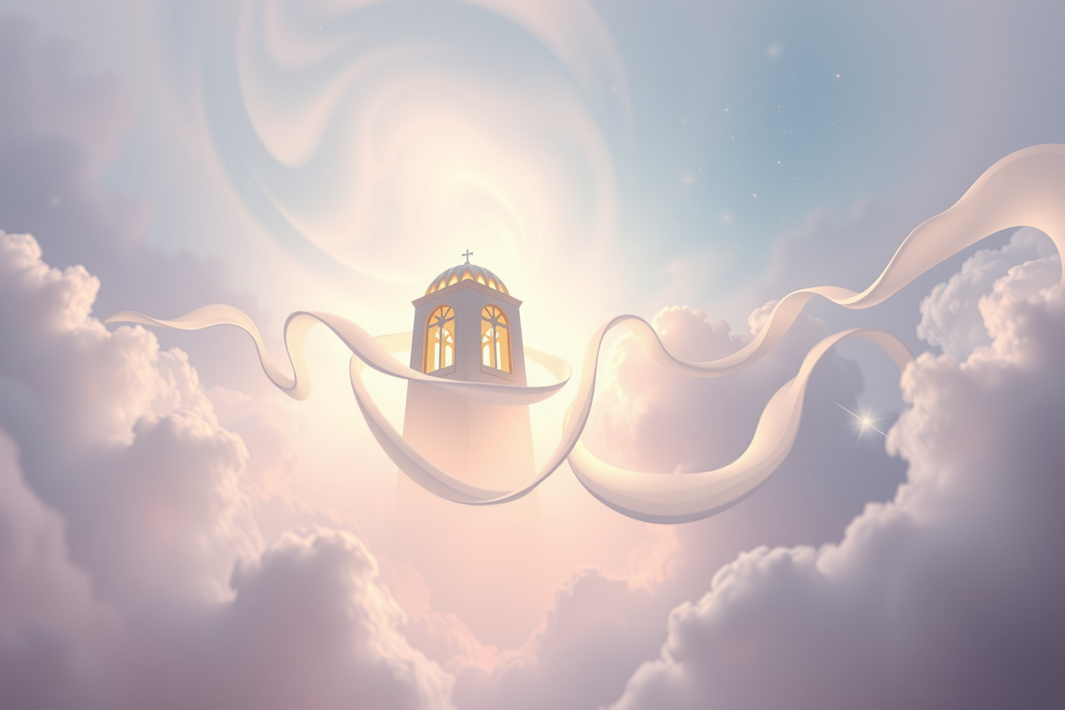 Sognare un campanile ricorrente simboleggia aspirazioni spirituali profonde.