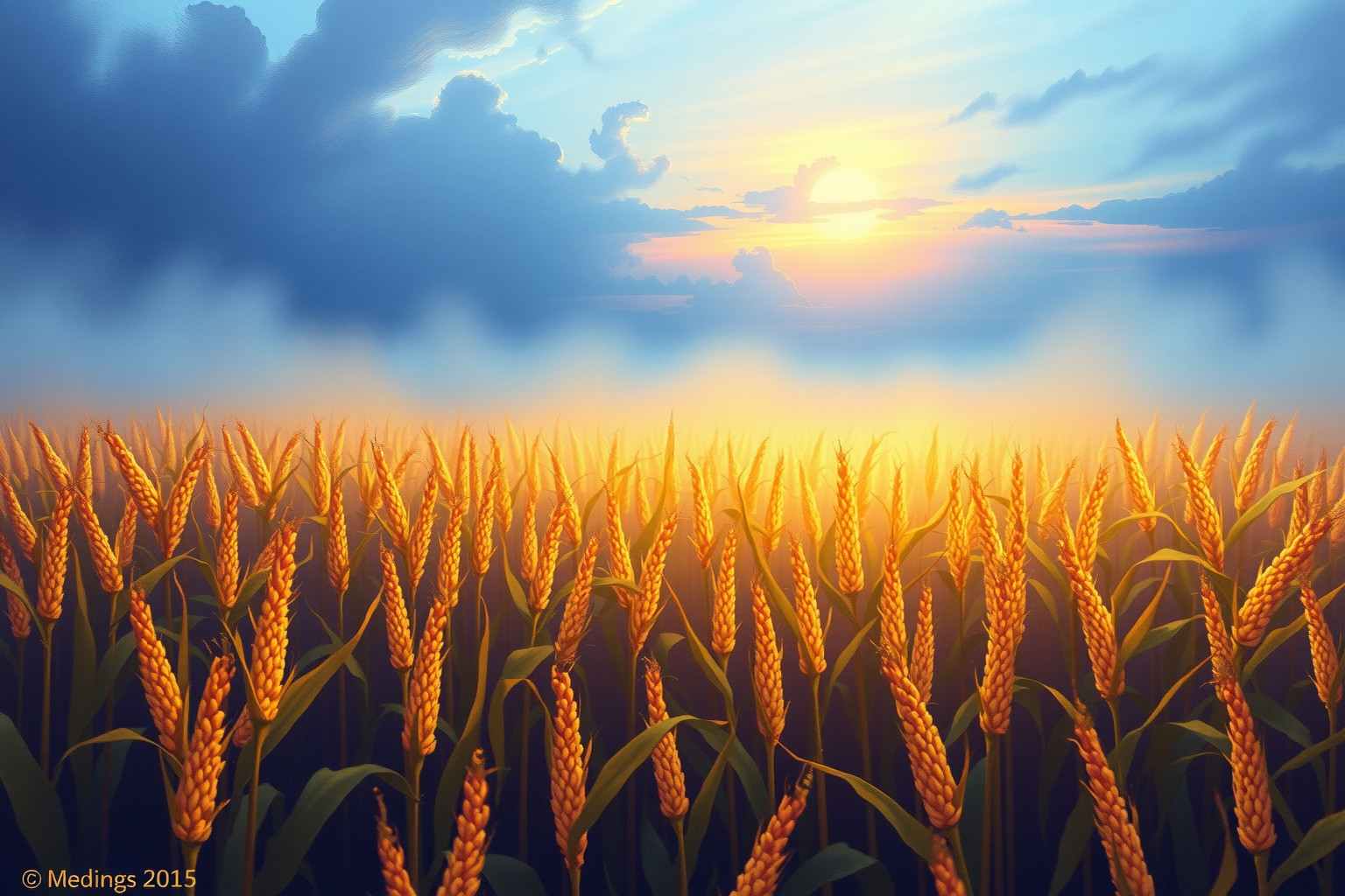 Sognare un campo di mais simboleggia ricchezza e opportunità nascoste.