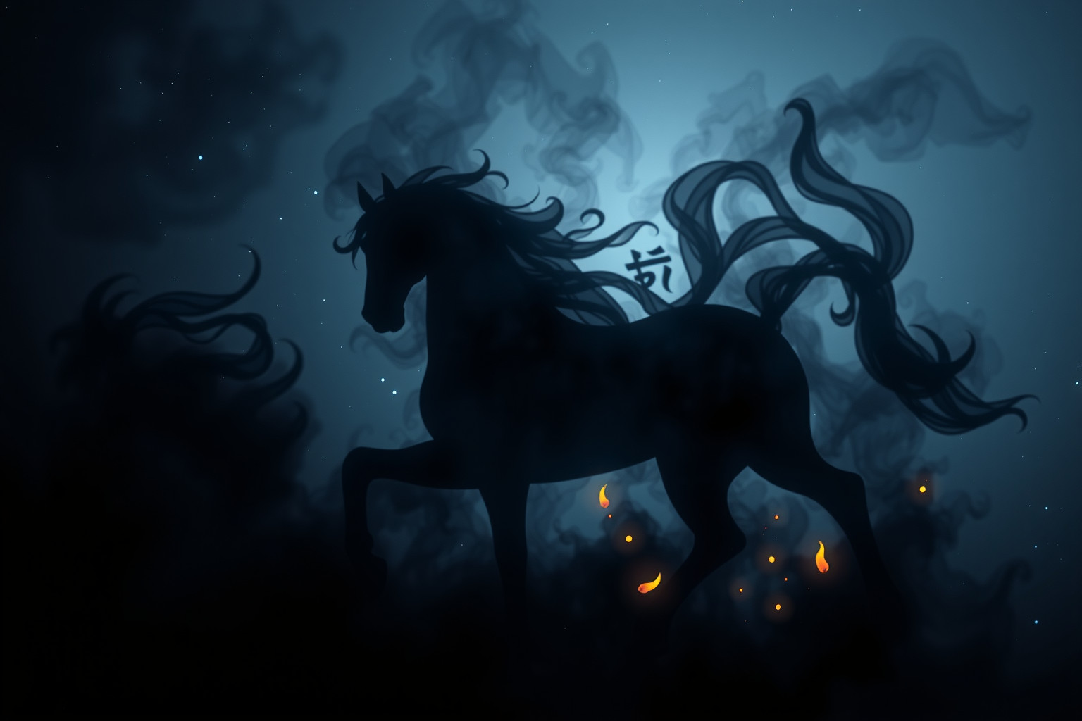 Sognare un cavallo postale nero simboleggia mistero e trasformazione interiore.