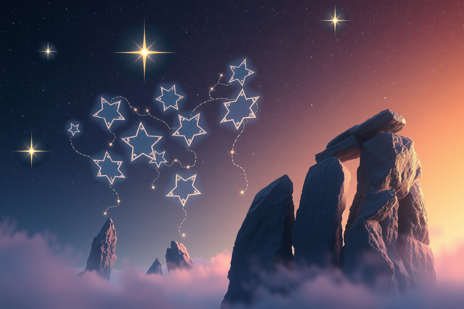 Gli antichi ammiravano il cielo stellato come guida celeste.