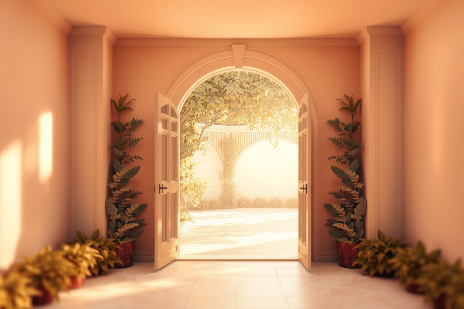 Sognare un cortile con cancello aperto simboleggia nuove opportunità accoglienti.