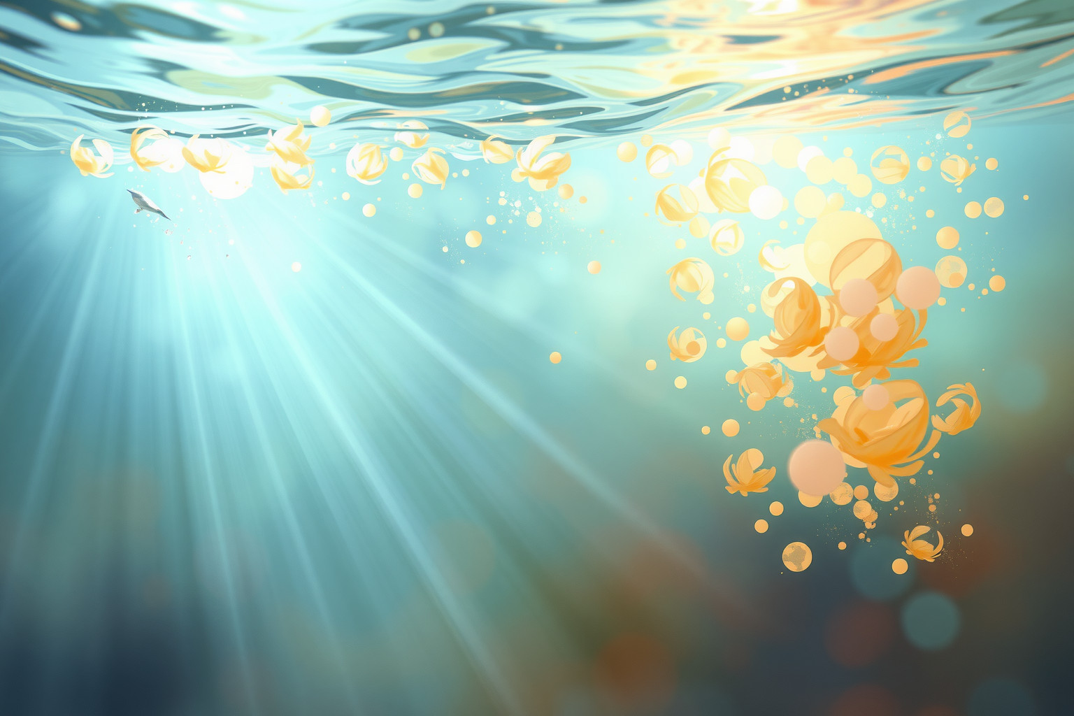 Sognare dipinti sott’acqua simboleggia emozioni nascoste o caos interiore.
