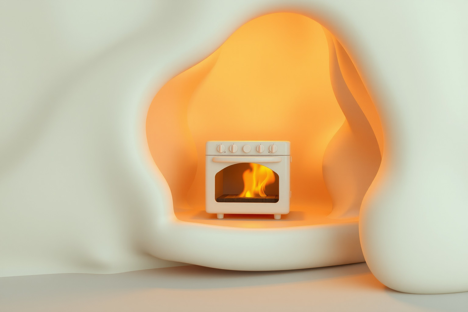 Il forno casalingo nei sogni simboleggia calore e protezione familiare.