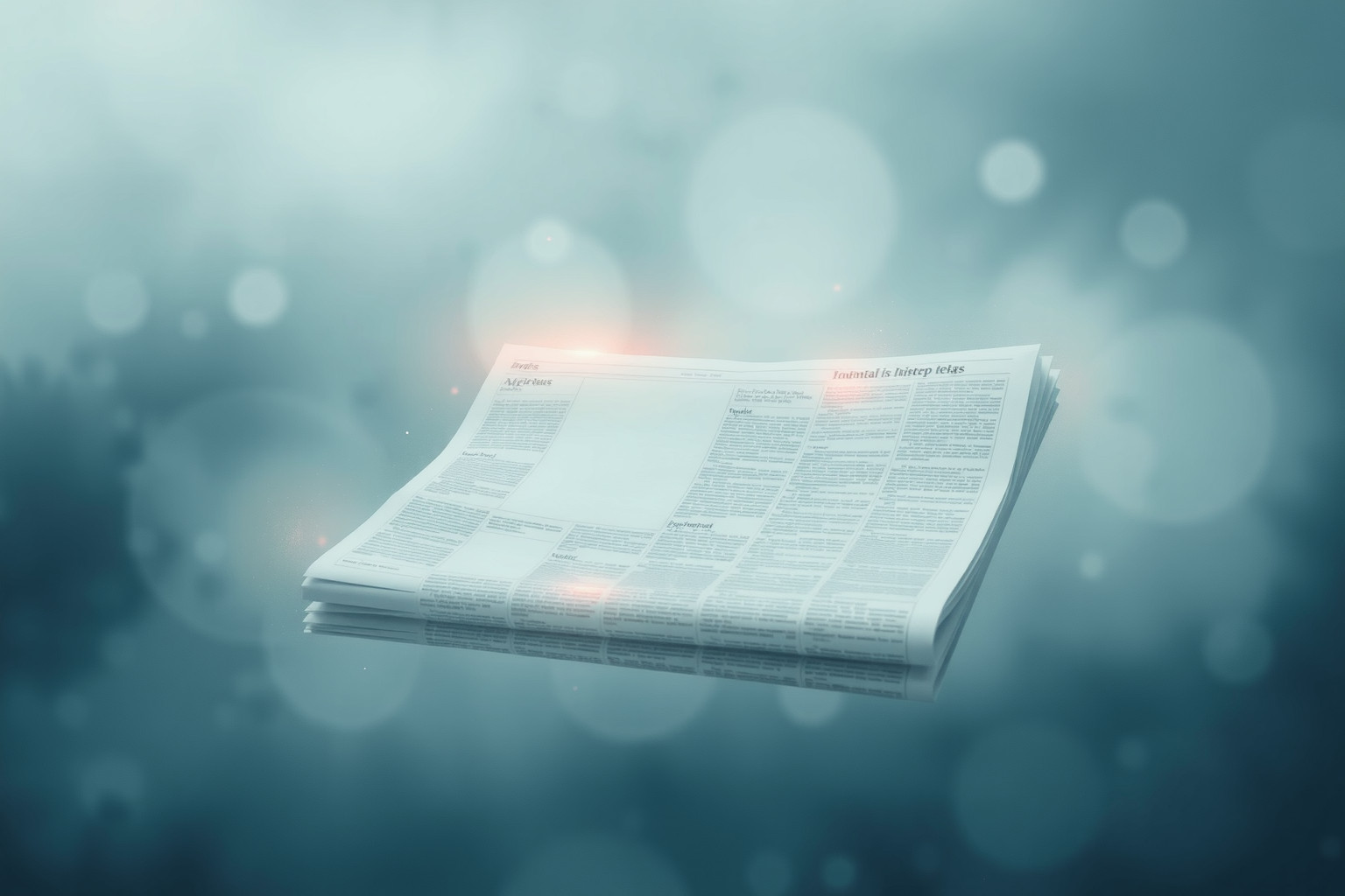 Sognare un giornale bianco simboleggia confusione e vuoto interiore.