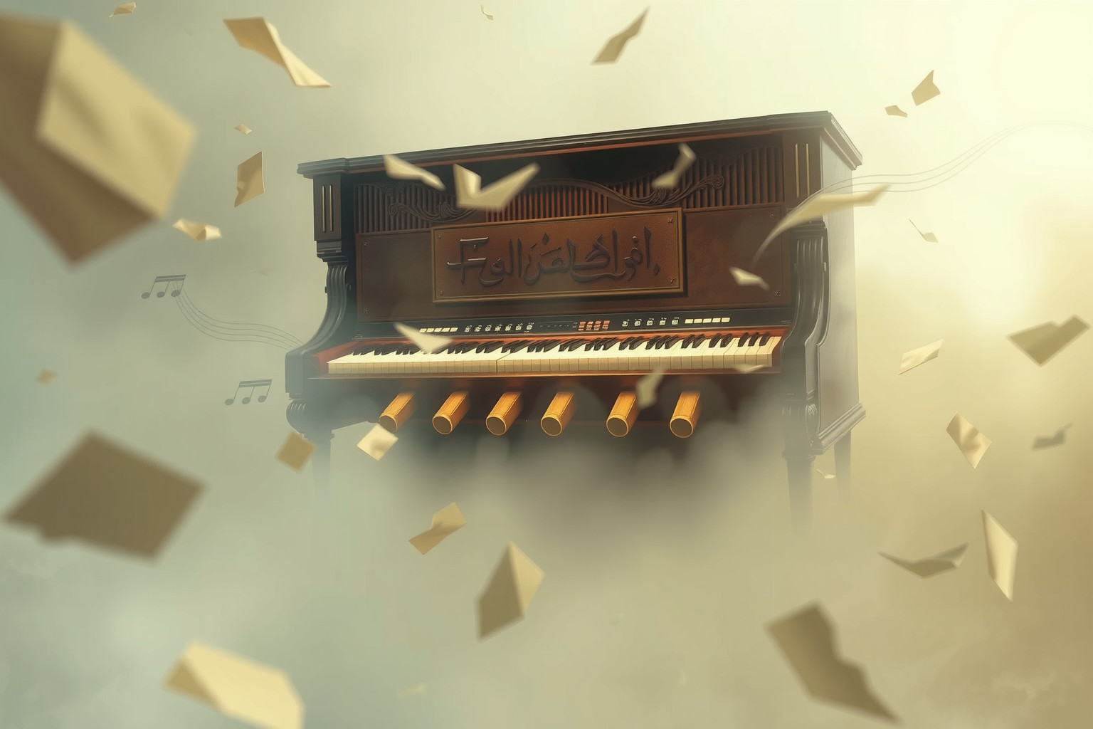 Sognare un harmonium rotto simboleggia difficoltà nell'esprimere emozioni.