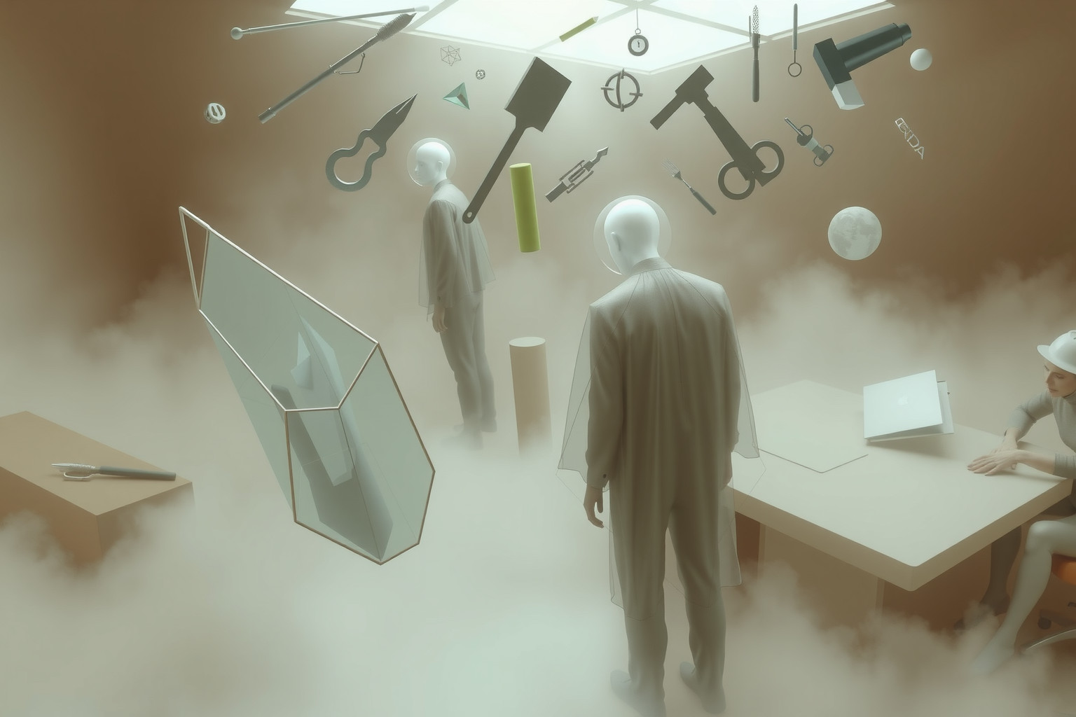 Sognare un massone al lavoro indica segreti professionali nascosti.