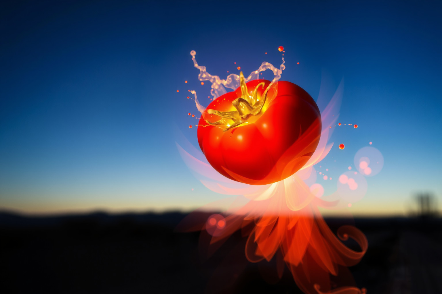 Sognare un pomodoro che esplode simboleggia emozioni intense e liberazione.