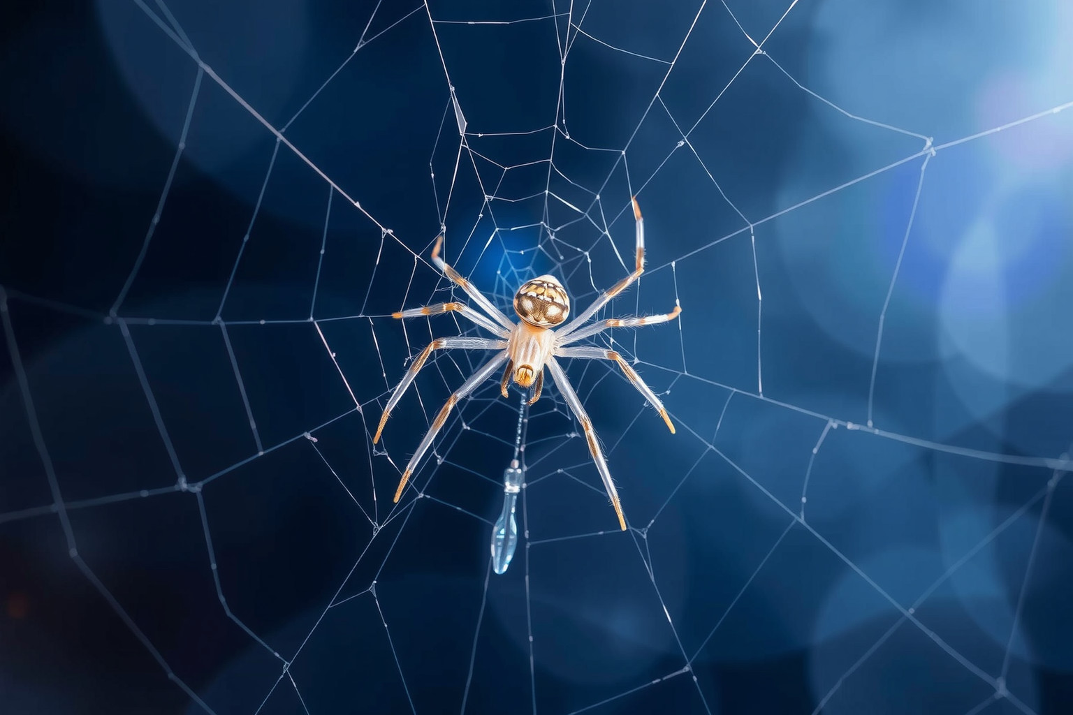 Sognare ragni indica abilità nel manipolare situazioni complesse.