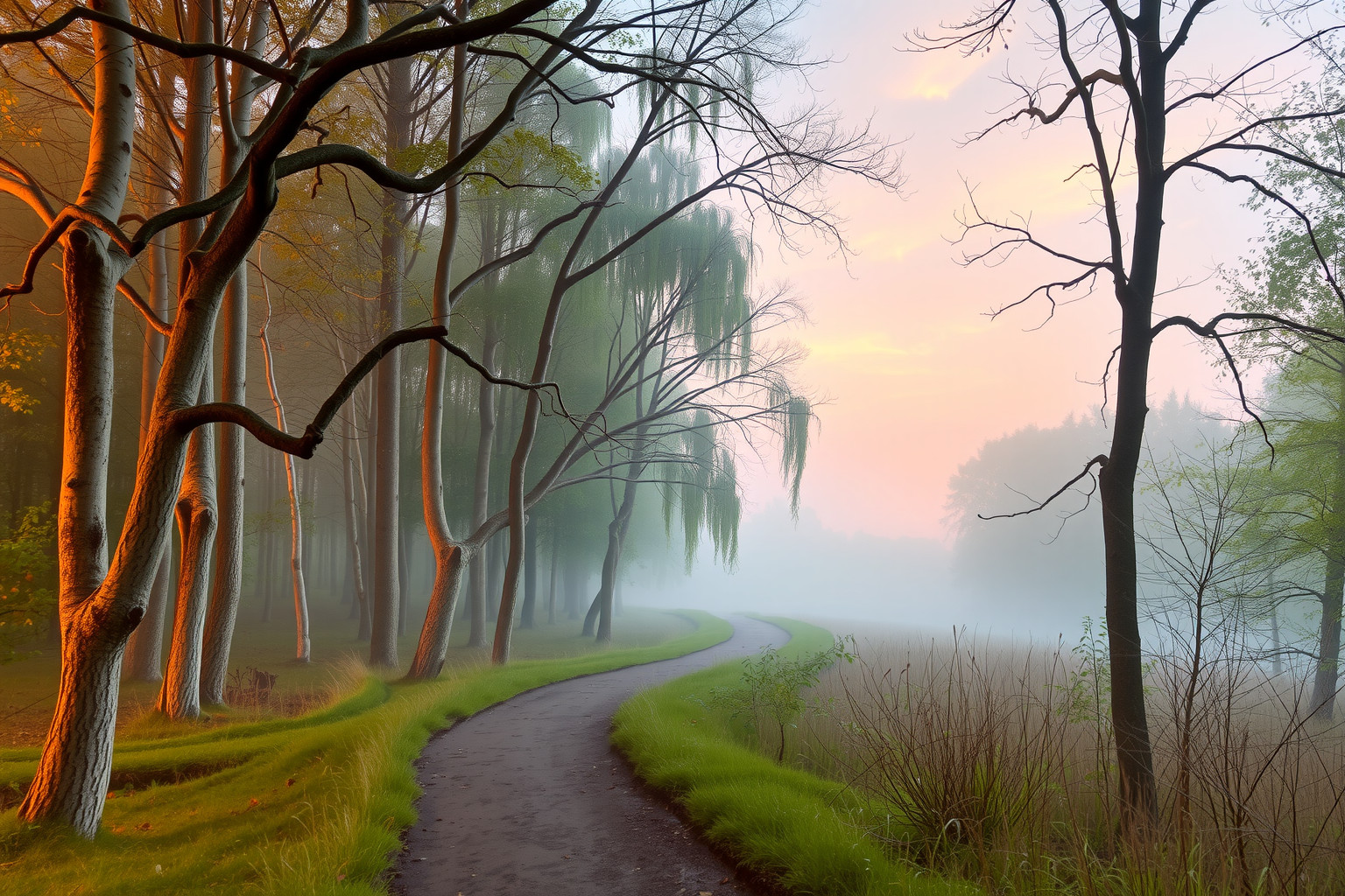 Sognare un sentiero nella foresta simboleggia il percorso della vita.