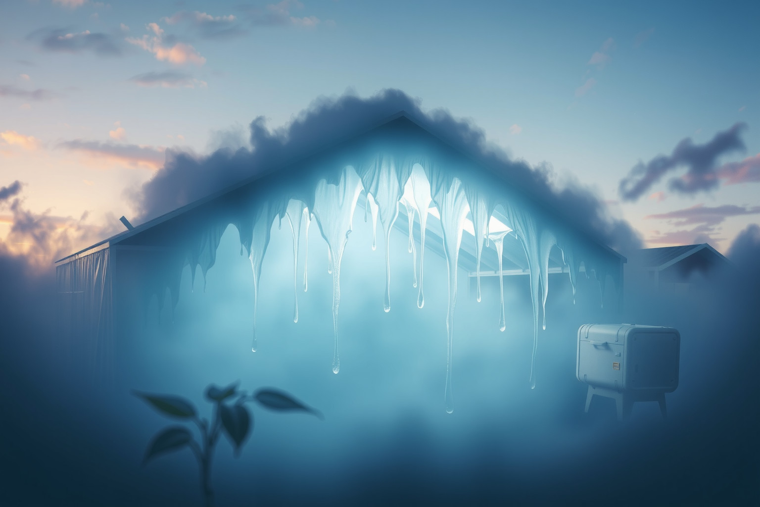 Sognare un tetto che perde acqua indica preoccupazioni emotive nascoste.